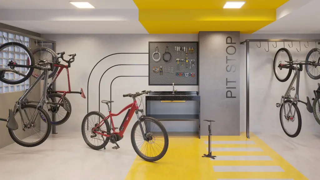 011 Brooklin Residence, bicicletário