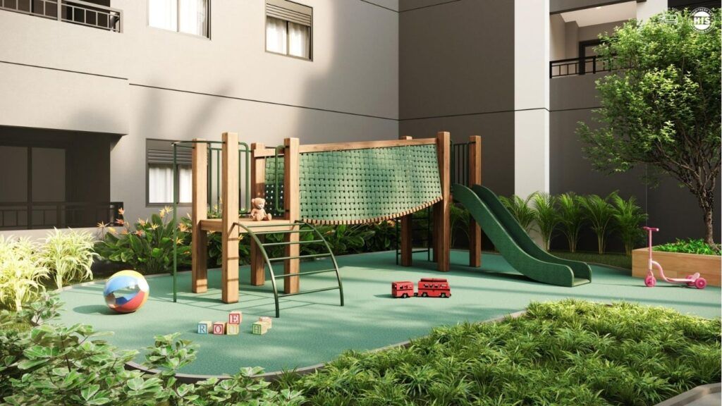 Vinx Jurubatuba Home Resort, playground infantil com escorregador e trepa-trepa