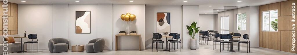 TEE Marajoara, coworking com mesas de trabalho