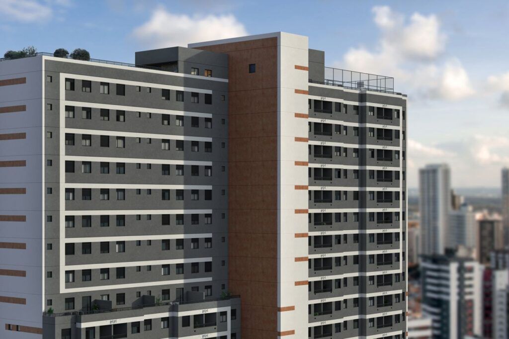 VINX Bresser Mooca, perspectiva da torre residencial
