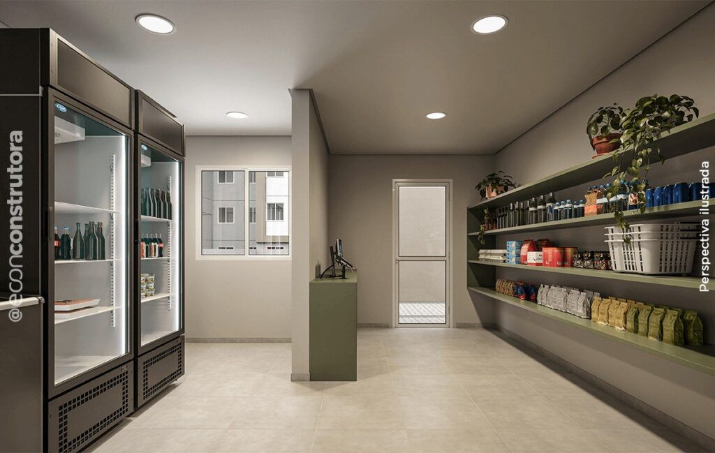 Vibe Aricanduva, minimercado autônomo com geladeiras e prateleiras