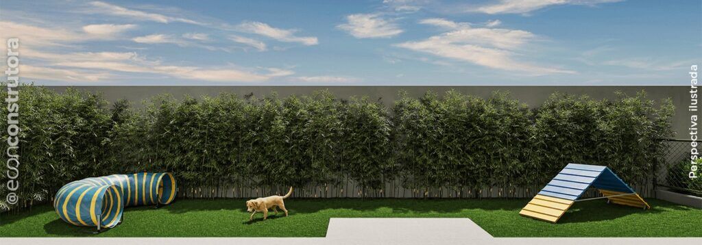 Vibe Aricanduva, espaço pet com túnel de agility e gramado