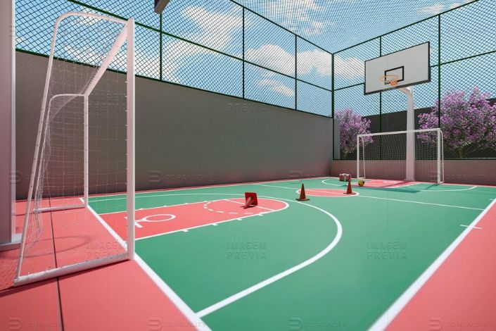 Quadra Poliesportiva Do Lumi Spark Vila Matilde, Em São Paulo, Com Espaço Para Lazer, Esportes E Convivência Entre Famílias No Condomínio Da Econ Construtora.