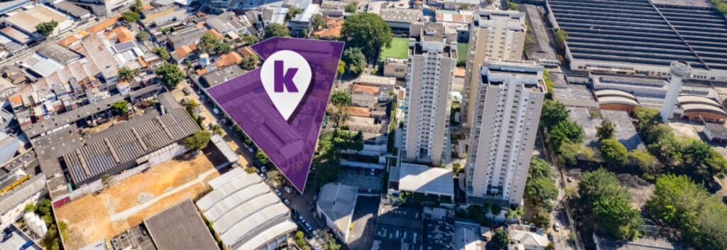 Gran Kazzas Nações Unidas, mapa de localização do empreendimento