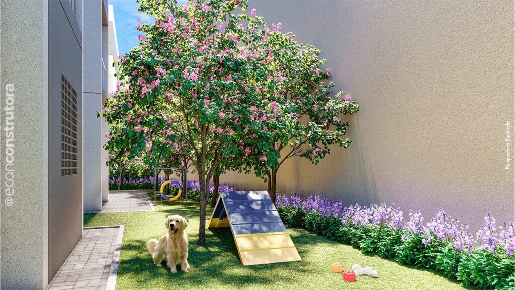 LIV Parque do Carmo, espaço pet com escorregador e gramado