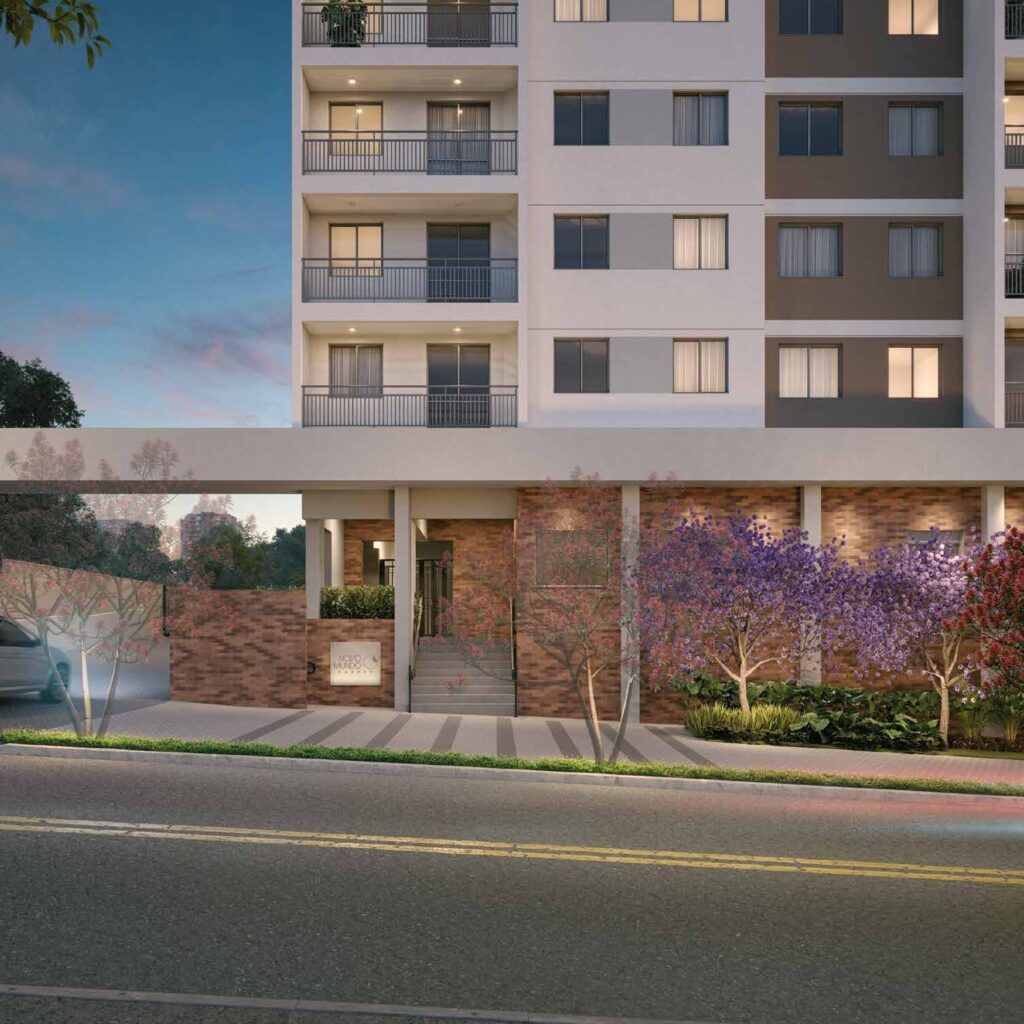 Fachada Do Novo Mundo Carrão Cury, Lançamento De Apartamentos Minha Casa Minha Vida Na Vila Carrão Próximo À Futura Estação Santa Isabel.