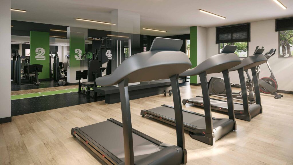 Novo Mundo Carrão, academia com esteiras e aparelhos de musculação