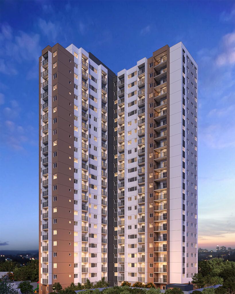 Vibra Conselheiro Carrão, perspectiva da torre residencial
