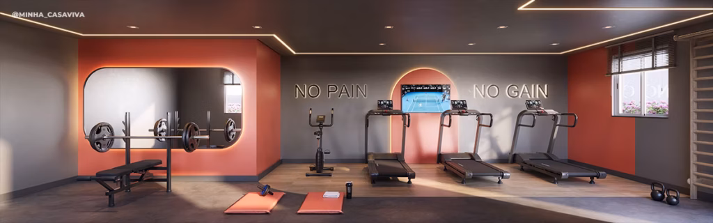 History Atlântica, academia com aparelhos de musculação e treino funcional