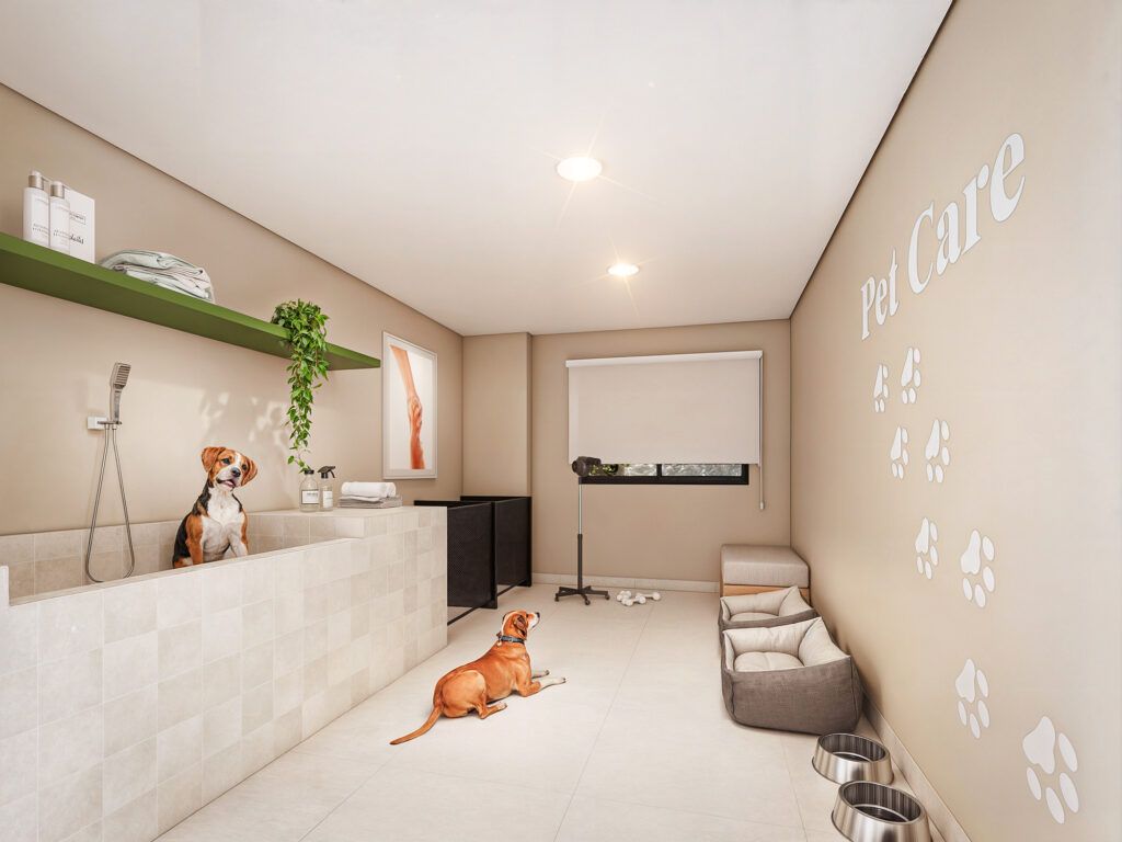 LYON Penha, pet care com banheira e bancada de higiene