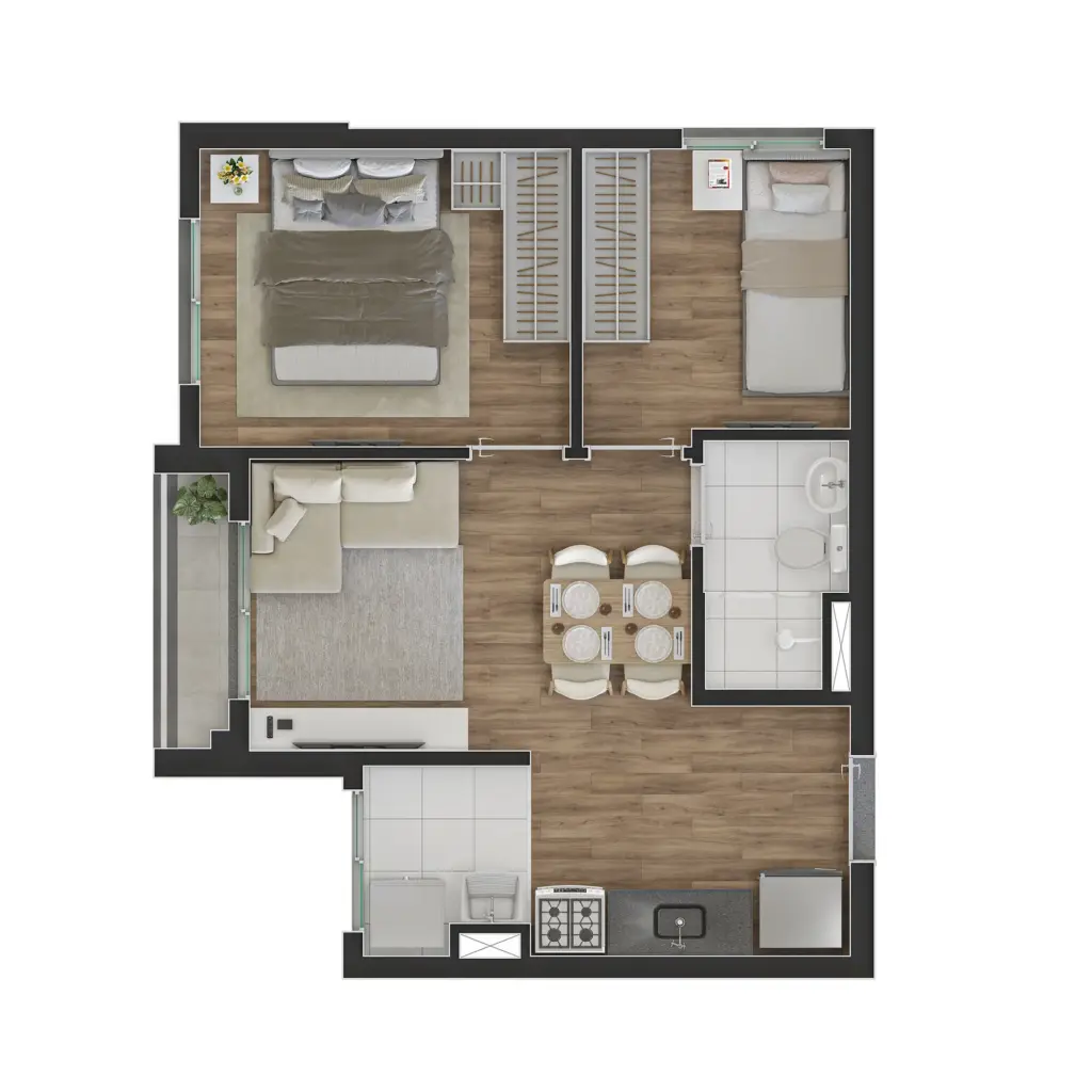 CLASS Vila Prudente, planta do apartamento, foto 6