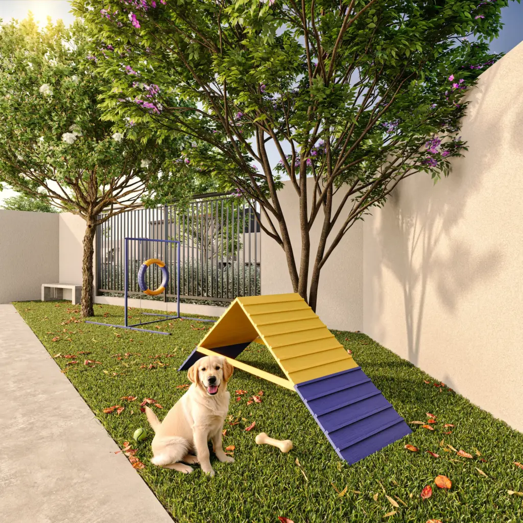 VERDÍ Tiquatira, espaço pet com casinha e gramado