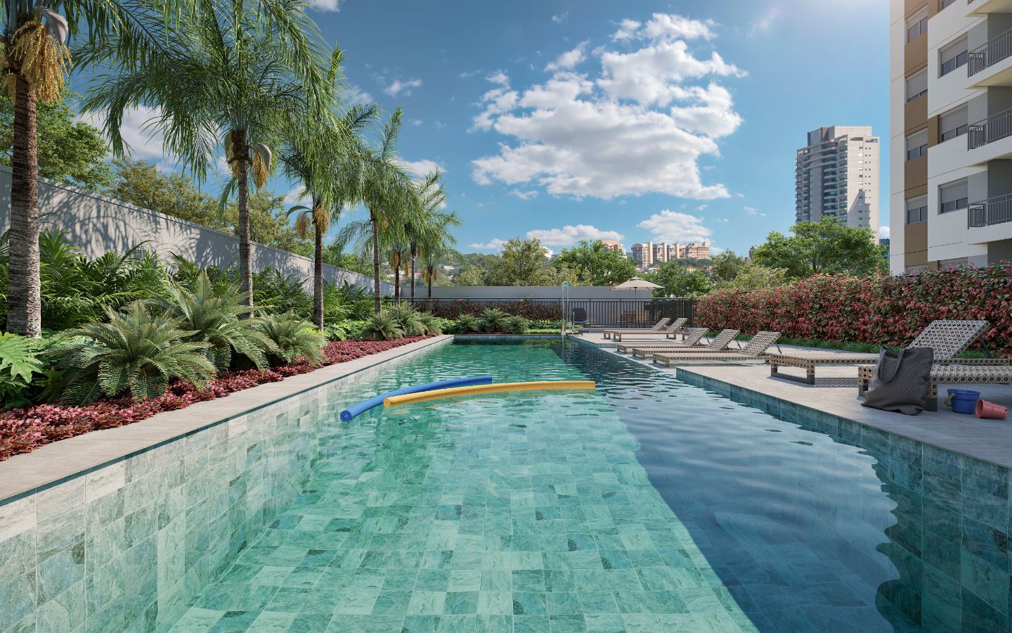 WL Boa Vista Cury, piscina adulto e infantil, iApartamentos CONQUISTA, Av. Washington Luís Santo Amaro