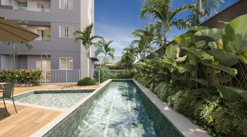 Kazzas Vila Carrão, piscina com solarium, iApartamentos CONQUISTA, Vila Carrão