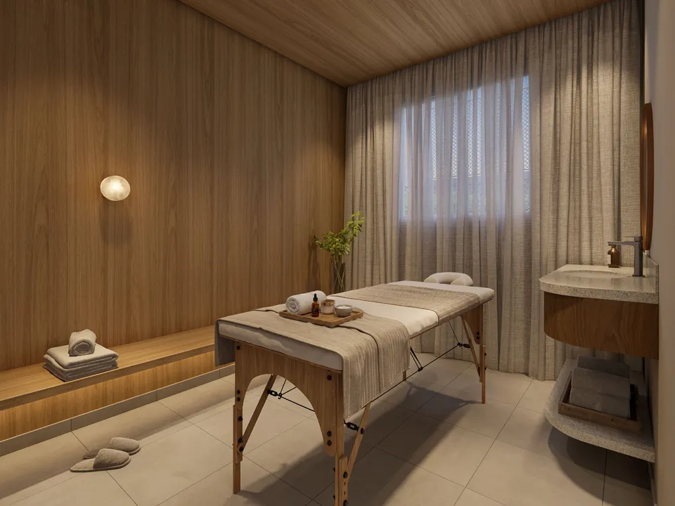 Kazzas Vila Carrão, sala de massagem, iApartamentos CONQUISTA, Vila Carrão