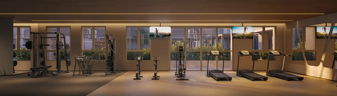 Pátio Penha, fitness center de musculação e cardio, curadoria iApartamentos CONQUISTA, Penha